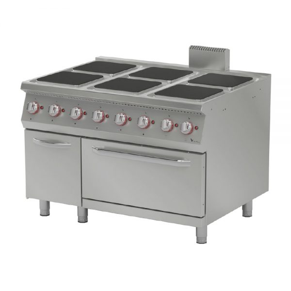 EKF9030K – 6 Square Electric Hot Plate Range W / Electric Oven