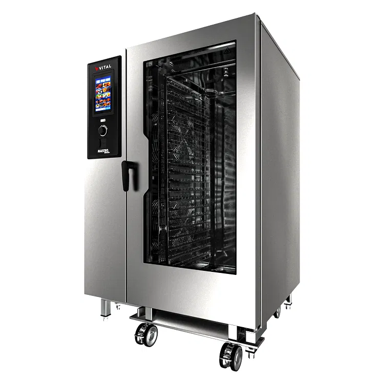 VTL-MAESTRO202E-TOUCH Kombi Fırın Dokunmatik Ekranlı Elektrikli Maestro 20 Gn 2/1 – 40 Gn 1/1